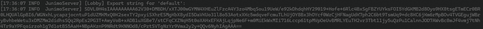 Lobby export example